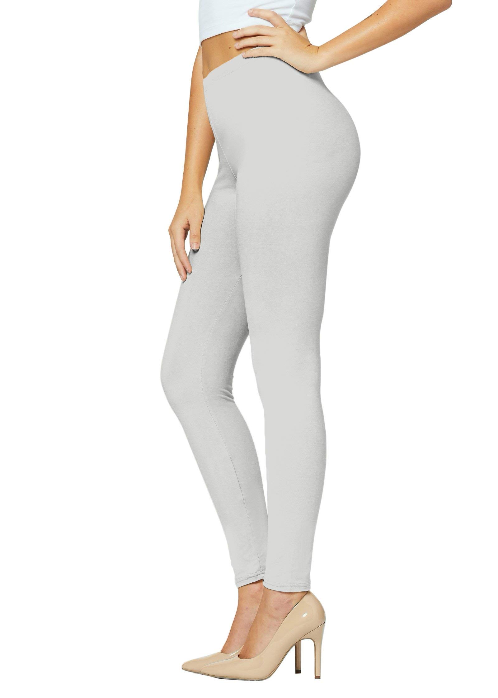 ConceitedHigh Waist Leggings in Shorts, Capri & Full Length - Ultra Soft Premium Fabric - 1" High Waistband - Regular & Plus Size