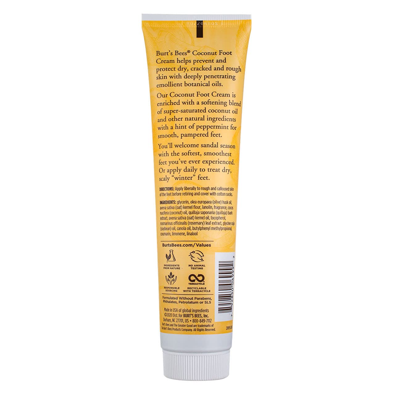 Burt's Bees Coconut Foot Creme 4.34 oz (Pack of 12)