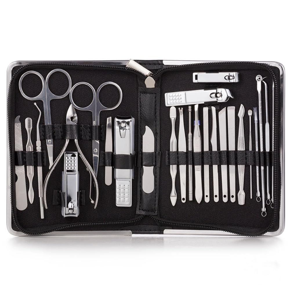 Maniküre-Set, Pediküre-Set, Nagelknipser aus Edelstahl, Pflege für Frauen und Männer