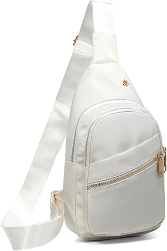 Miniatura 105 de EVANCARY Bolso bandolera pequeño para mujeres y hombres, mochila bandolera para viajes, al aire libre, senderismo Gris profundo
