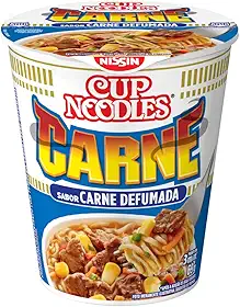 Nissin Cup Noodles Sabor Carne Defumada 69G