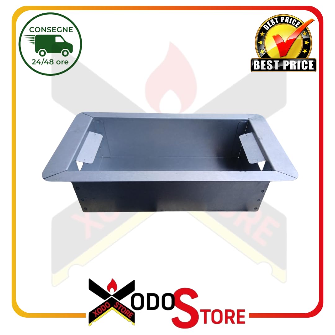 Cassetto Cenere 30×16 cm COMPATIBILE PALAZZETTI Cod. 165120010 in acciaio zincato 157x296x79 mm Per Stufe e Termocamini Ecomonoblocco, Monoblocco, Termopalex e Royal