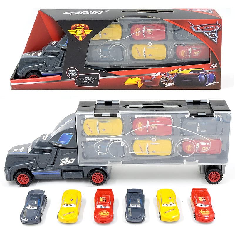 PULSBERY Toys Alloy Container Truck with Mini Metal Cars,Vehicle Toy for Kids,1 Truck & 6 Cars (Truck Toys for Kids)(Multicolor, Pack of: 1) (B0BW3KRYCS) Amazon Price History, Amazon Price Tracker