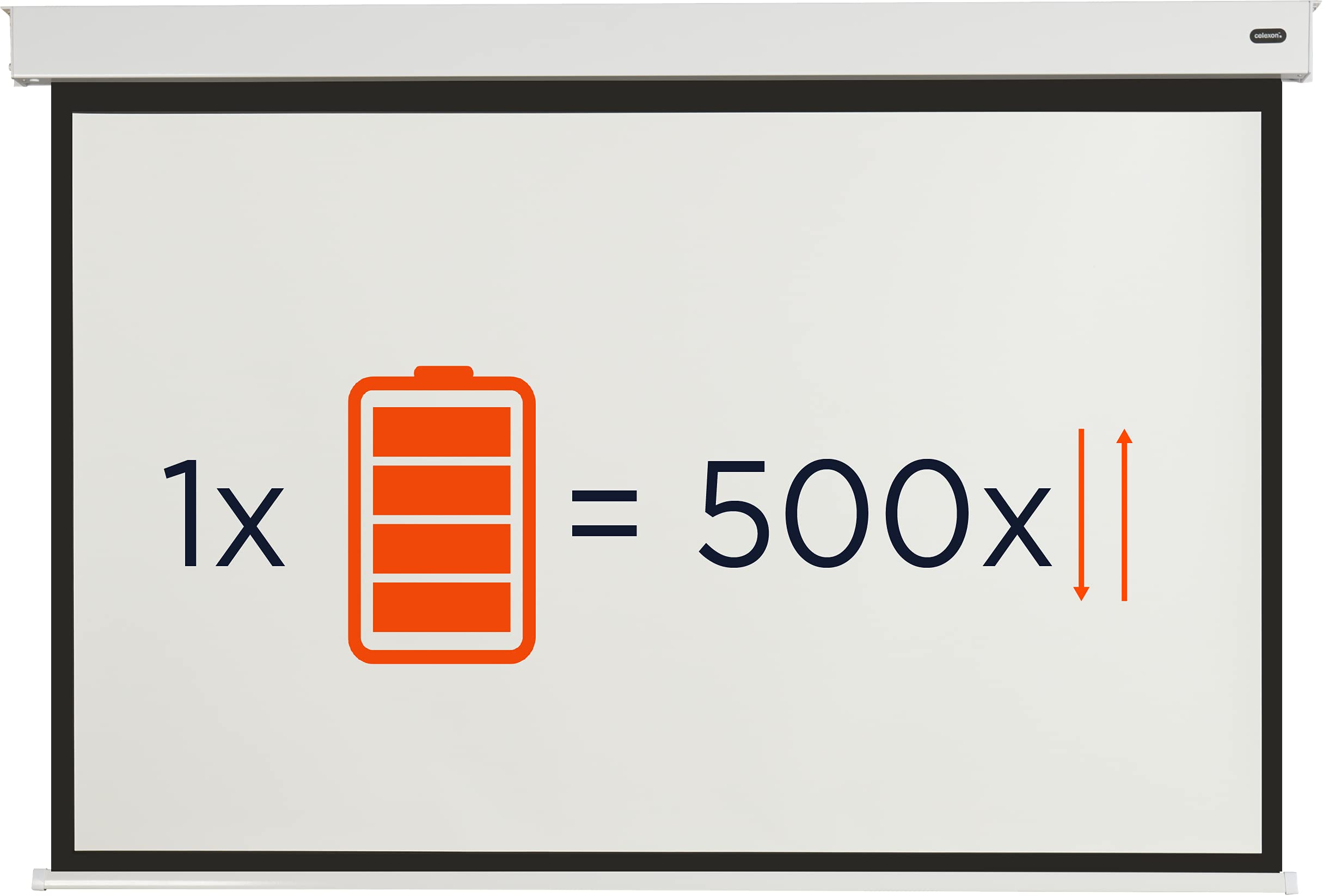 celexon Professional Plus V2 écran motorisé Batterie 120" | 240x180cm 4:3