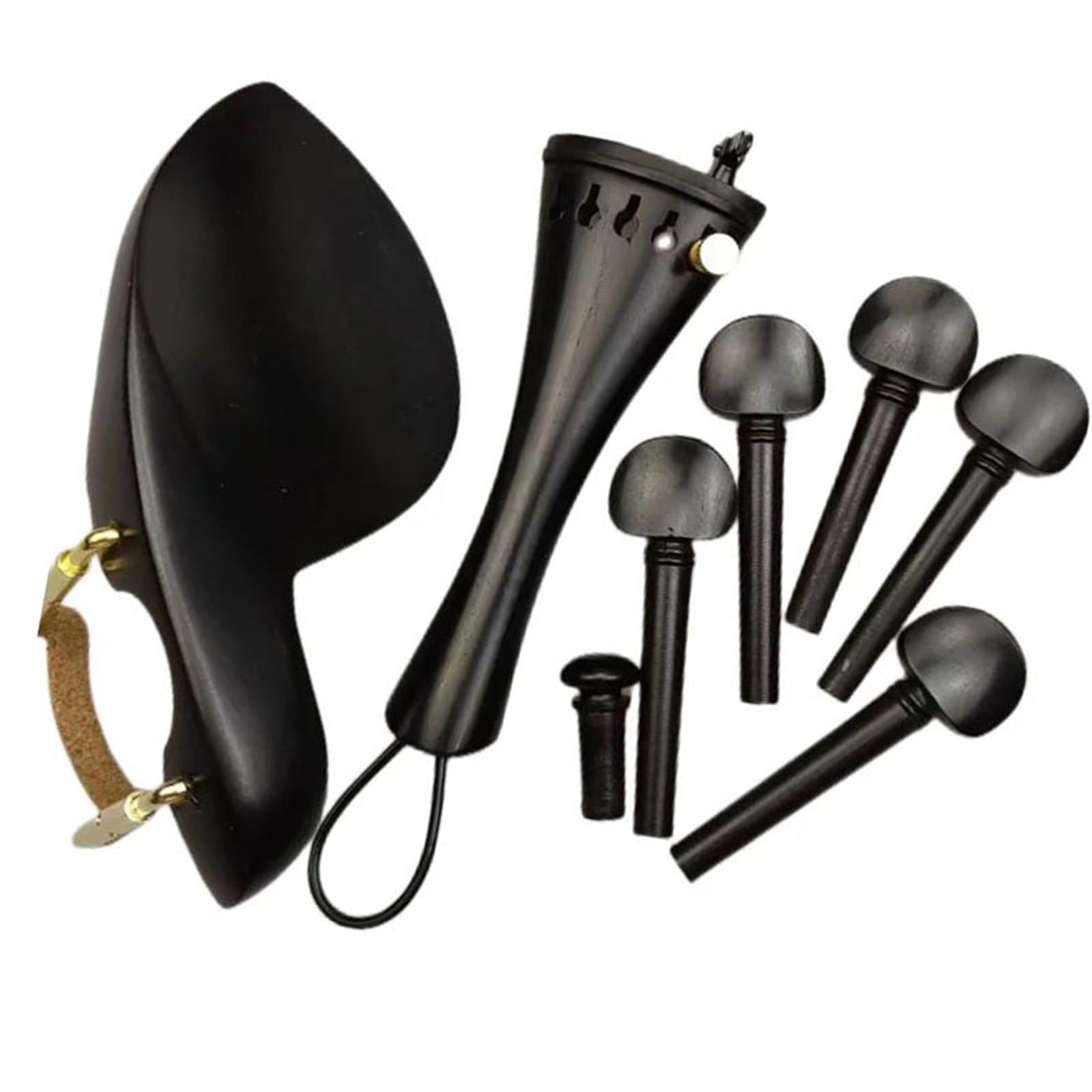 Parti di ricambio per violino Accessori Per Violino A 5 Corde Con Staffa Di Fissaggio Per Ferramenta Accordatore Fine Piroli Mentoniera