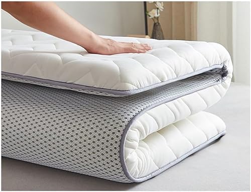 Miniatura 4 de Colchón de futón japonés plegable enrollable para viajestatamicampamento, colchón portátil de tamaño individualindividualQueenKing, cama de