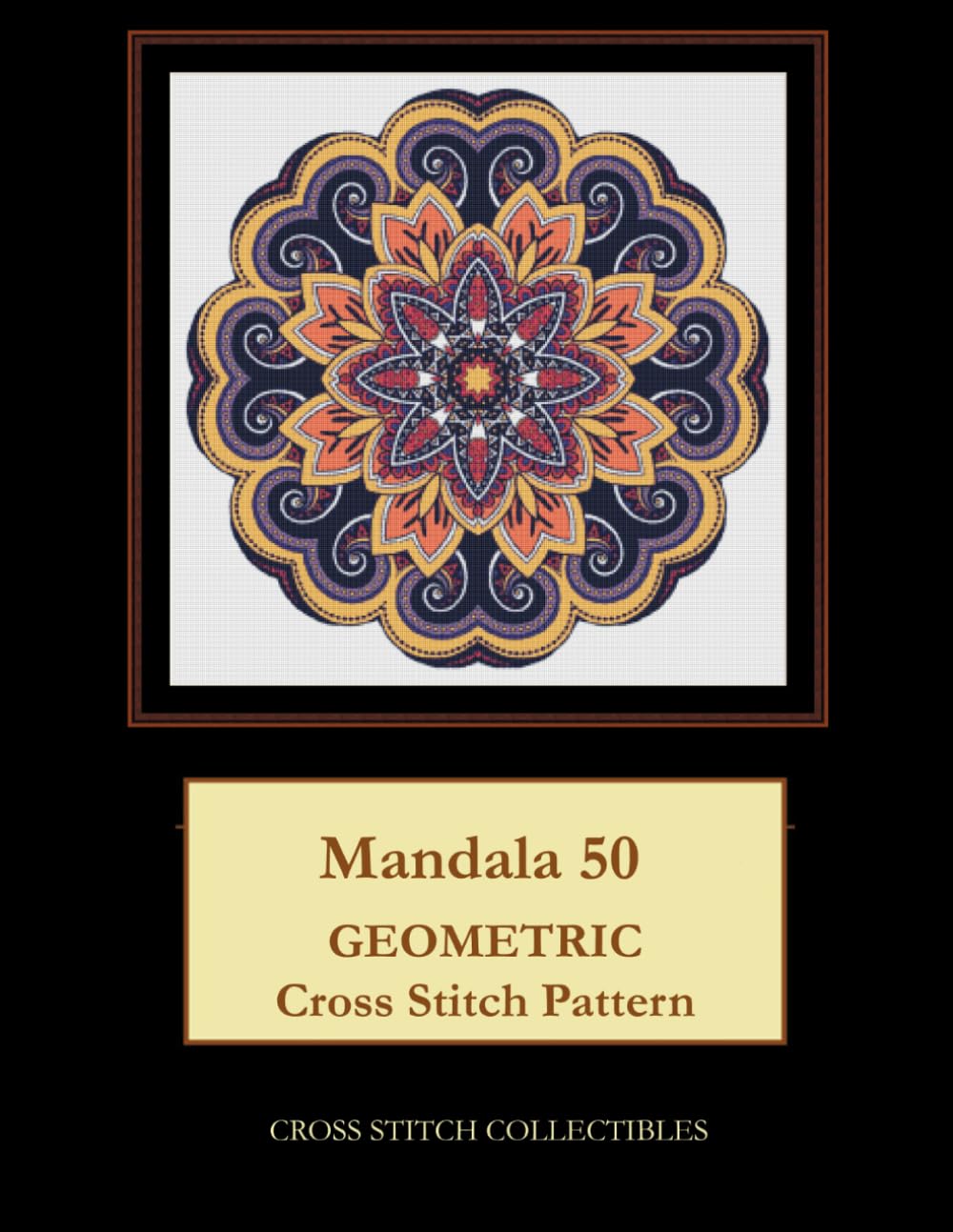 Mandala 50: Geometric Cross Stitch Pattern