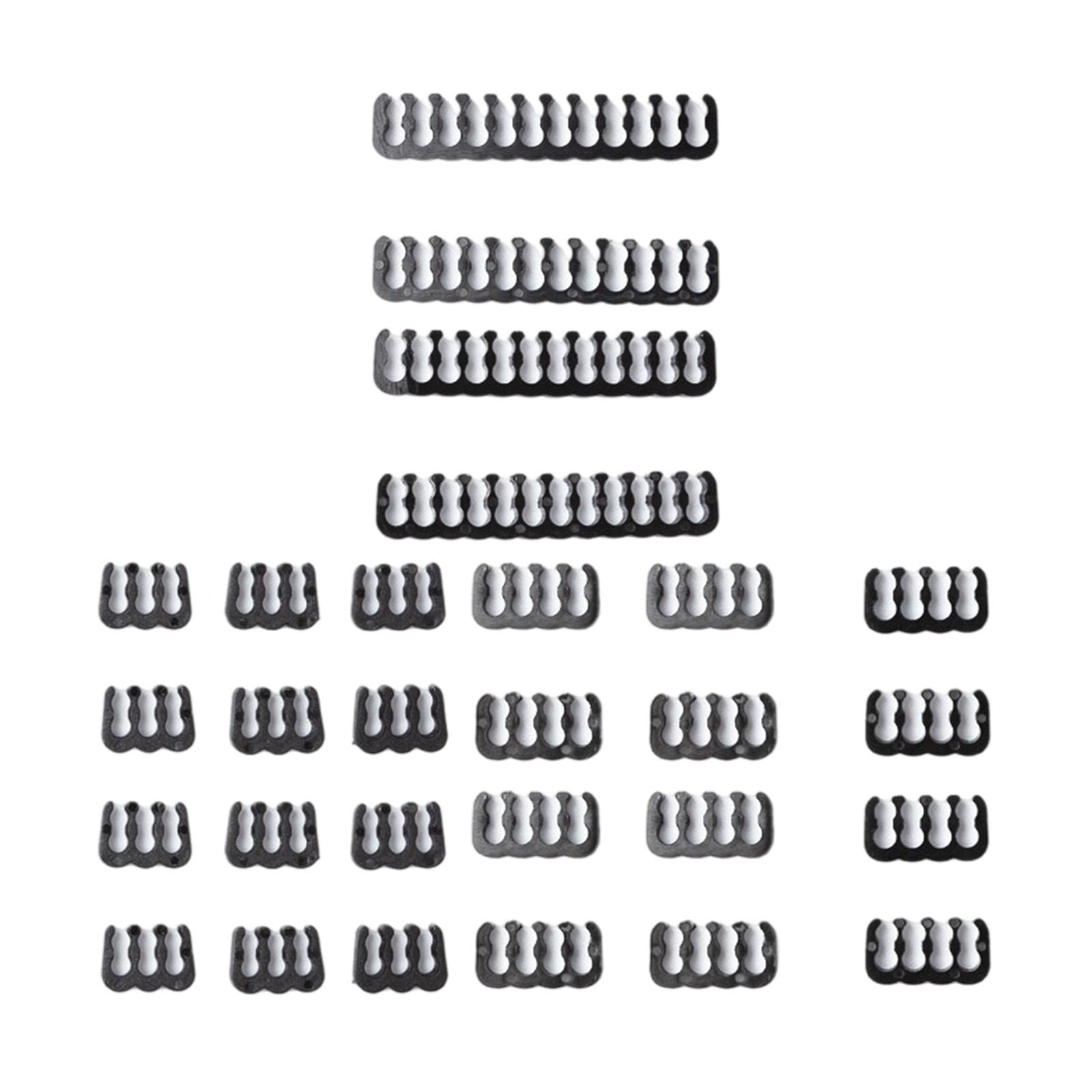 CALANDIS™ 24 Pcs Cable Comb GPU 6 Pin 8 Pin Motherboard 24 Pin for 3.0 to 3.6mm Clip Black | Cable Ties & Organizers | Computer Cables & Connectors-image-40