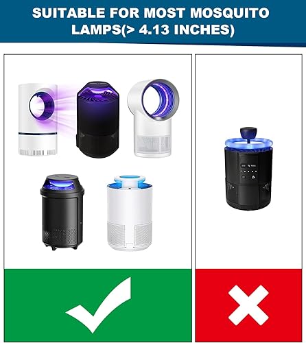 Miniatura 3 de 36 tableros de pegamento de repuesto de 4.3 pulgadas para Katchy, repuestos de trampa de insectos para interiores, compatibles con wifh Katchy,