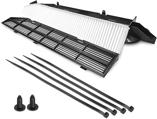 Kit de filtro de aire de cabina con carcasa de repuesto 82208300 82208300K apto para Jeep Grand Cherokee 1999 2001 2002 2003 2004 2005 2006 2007