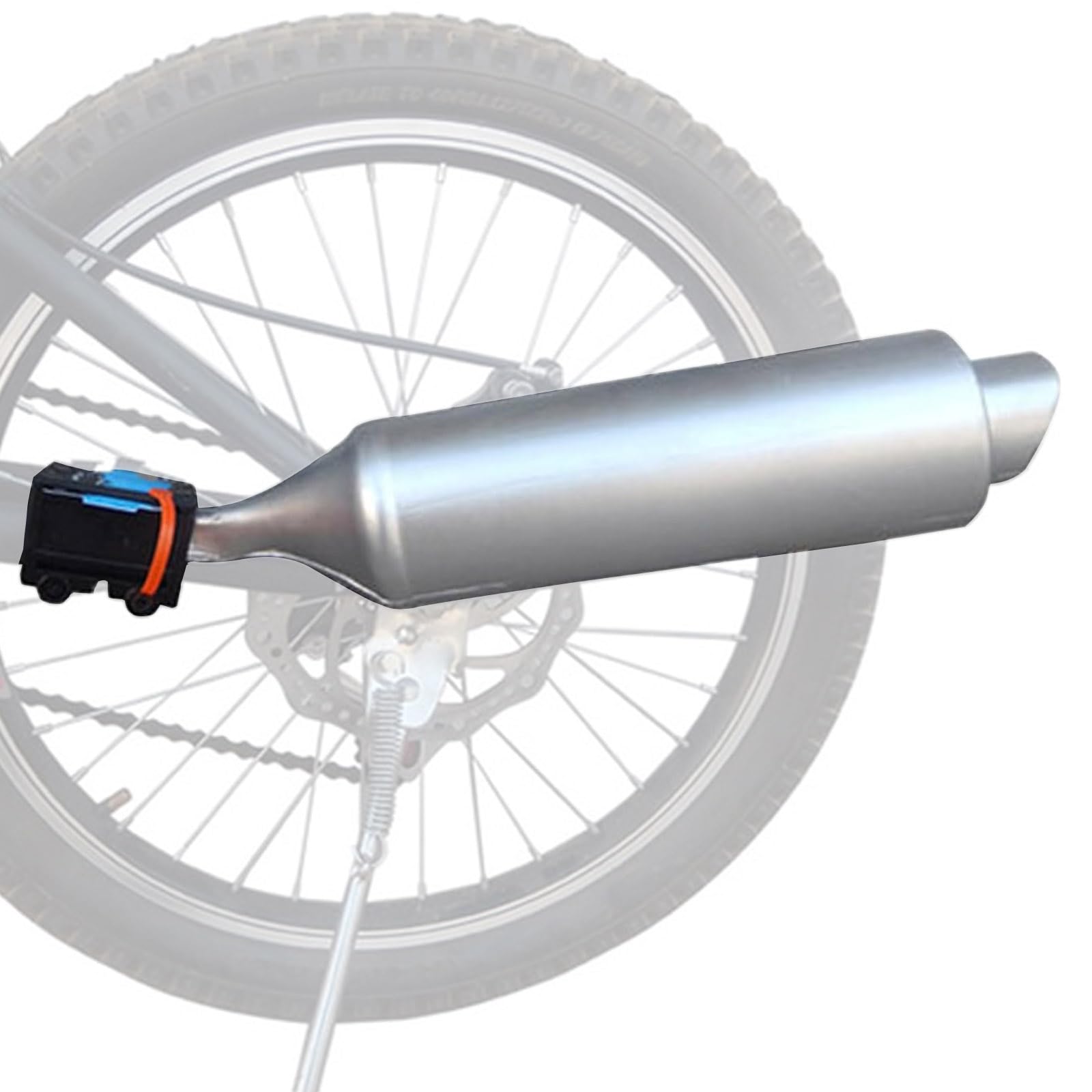 NYSUZHOUJI Bike Turbo Pipe Exhaust System Bike Spoke Sound Maker Kit for Adults Plastic Shown 35.5 * 7.5cm 16 22 Inch Bikes