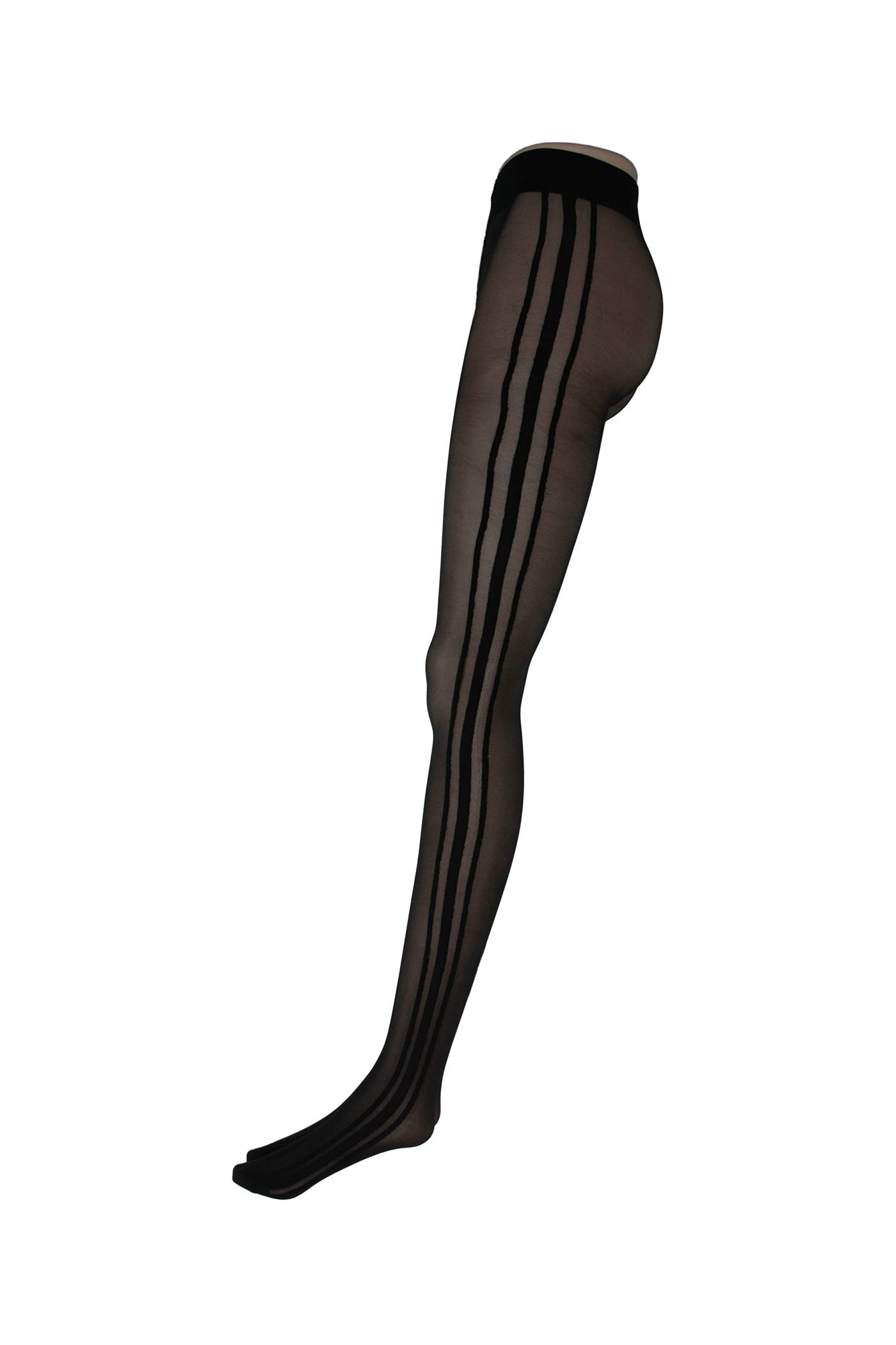 Marie France Trio 20 Denier Black Fashion Tights