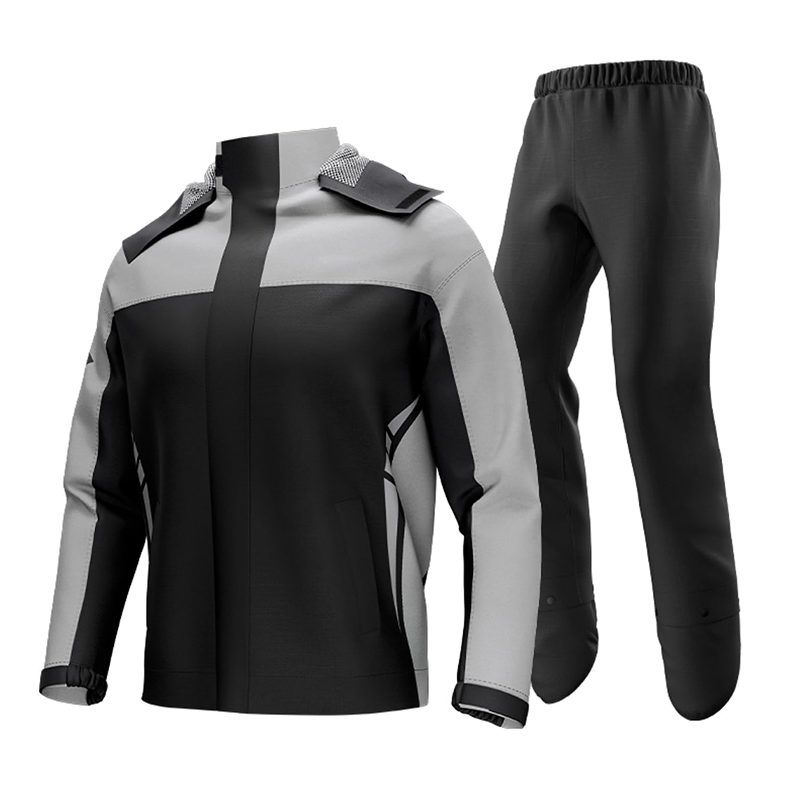 Rain Jacket, Wasserdichter Motorrad-Regenanzug für Männer und Frauen, Radfahren Fahrrad Regenbekleidung, Jacke und Hose mit Aufbewahrungstasche,regenjacke wasserdicht atmungsaktiv