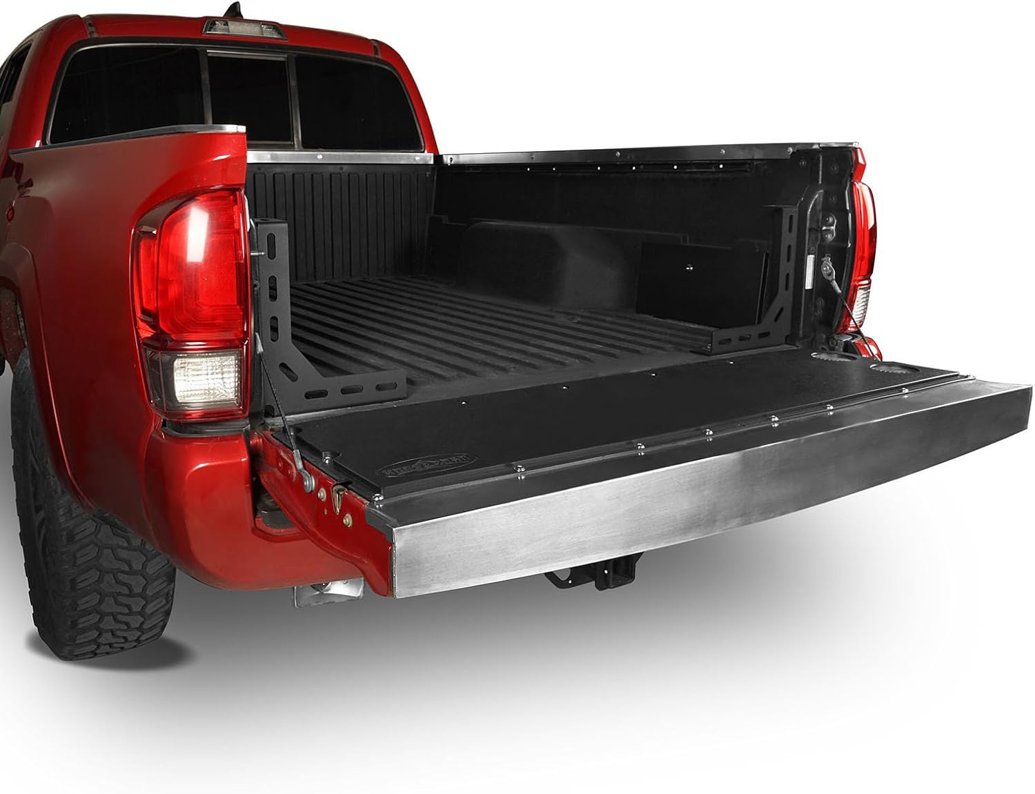 Hooke Road Tacoma Flat Tailgate Cover Panel Table Plate Pad for 2005-2023 Toyota Tacoma 2nd 3rd Gen, Tail Gate Camping Cutting Board - Black