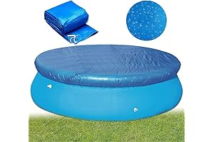 95x56 Inch Round Inflatable Pool Cover/ Solar Cover for Above Ground Inflatable Pools