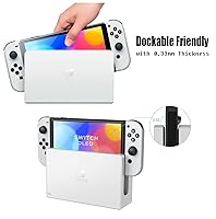 Vista 4 de VANJUNN Tempered Glass Screen Protector for Nintendo Switch OLED, Anti Blue Light Screen Protector Cover Eye-Protection Film for Nintendo OLED 6.2