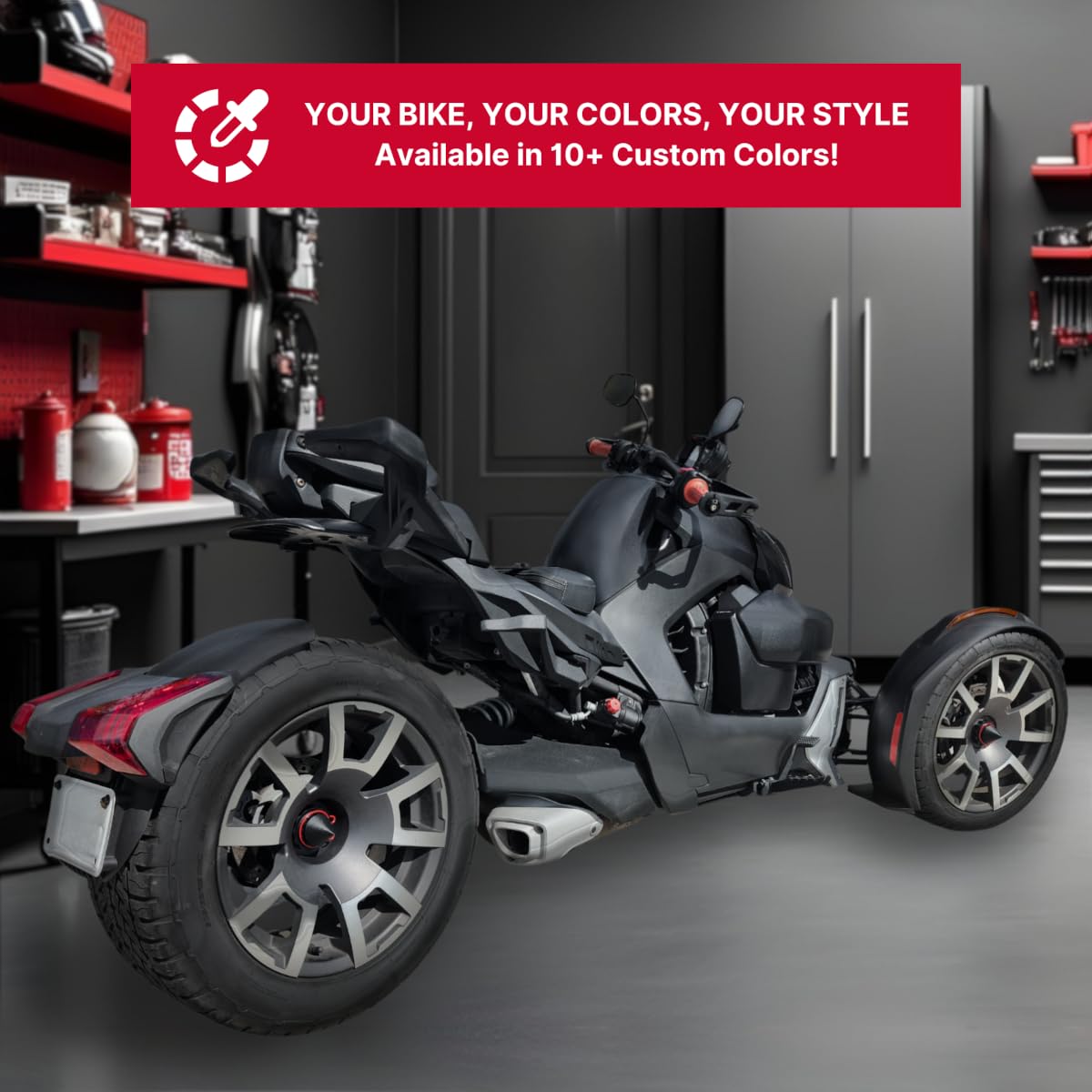 Amazon.com: VelociMods Spike Rim Covers for BRP Can-Am Ryker