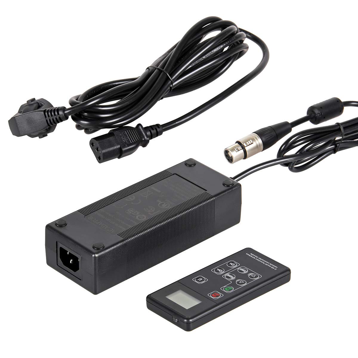 Lampe Vidéo Professionnelle AYEX 1296 LED - 3200K-5600K, 8000 Lux - Avec Barn Doors, Support U Et Télécommande