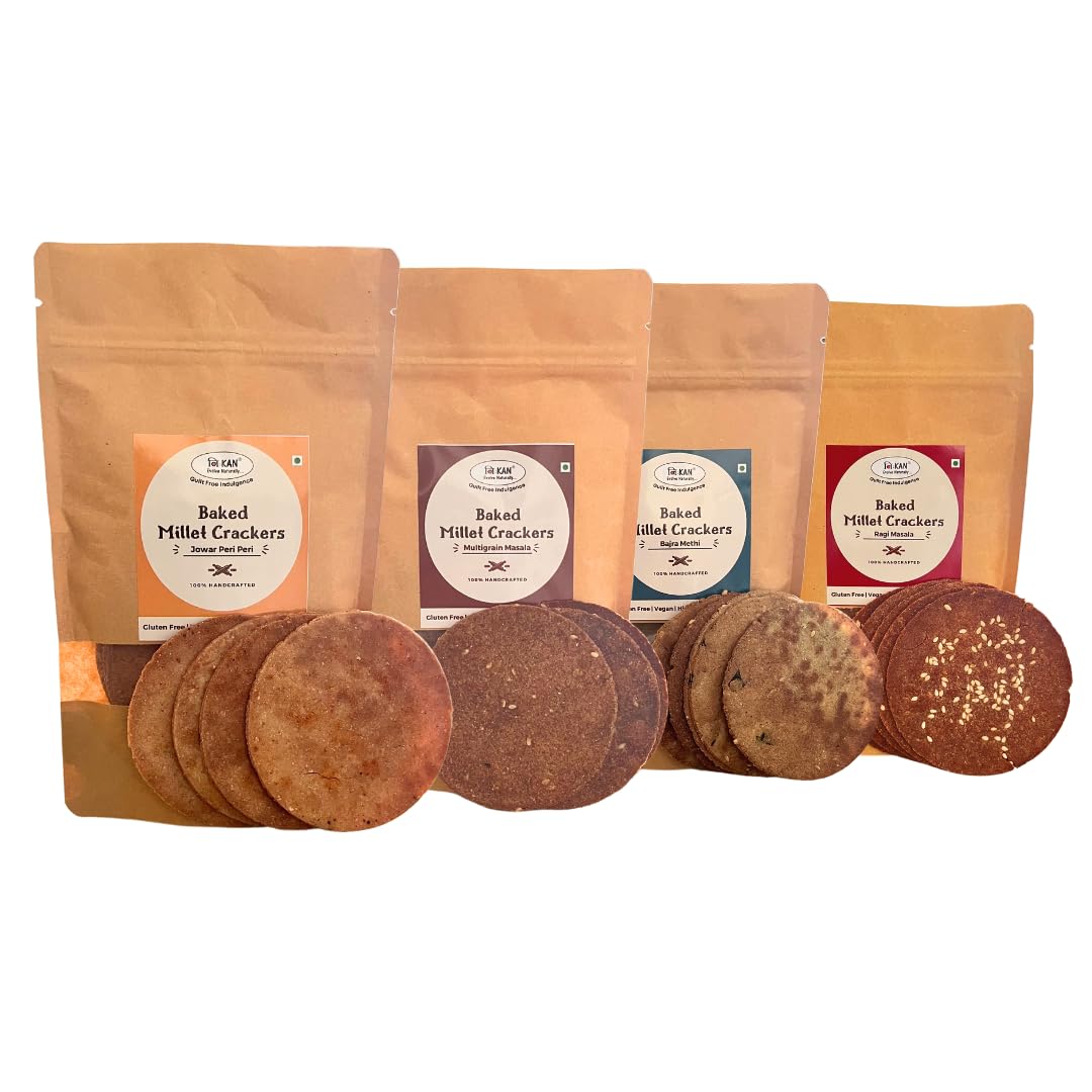 See full amazon price history chart for NIHKAN Millet Crackers - Gluten Free, Vegan, High Protein, High Fibre - Handmade & Baked, Healthy Chai Time Guilt Free Snacks - No Preservatives, 4 Packs X 100G Each (All Flavours Combo) NIHKAN Millet Crackers - Gluten Free, Vegan, High Protein, High Fibre - Handmade & Baked, Healthy Chai Time Guilt Free Snacks - No Preservatives, 4 Packs X 100G Each (All Flavours Combo) (B0CBK1D4C4) Amazon Price History, Amazon Price Tracker