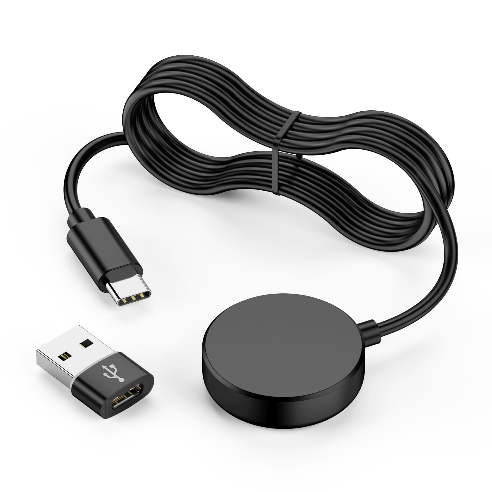 Charging Cable USB C Compatible with Samsung Galaxy Watch 7 / Ultra / 6 / 6 Classic / 5 / 5 Pro / 4/4 Classic / 3 / Active 1/2 / FE, Tpy C Charging Station for Galaxy Smartwatch with 1 USB Adapter-image-22