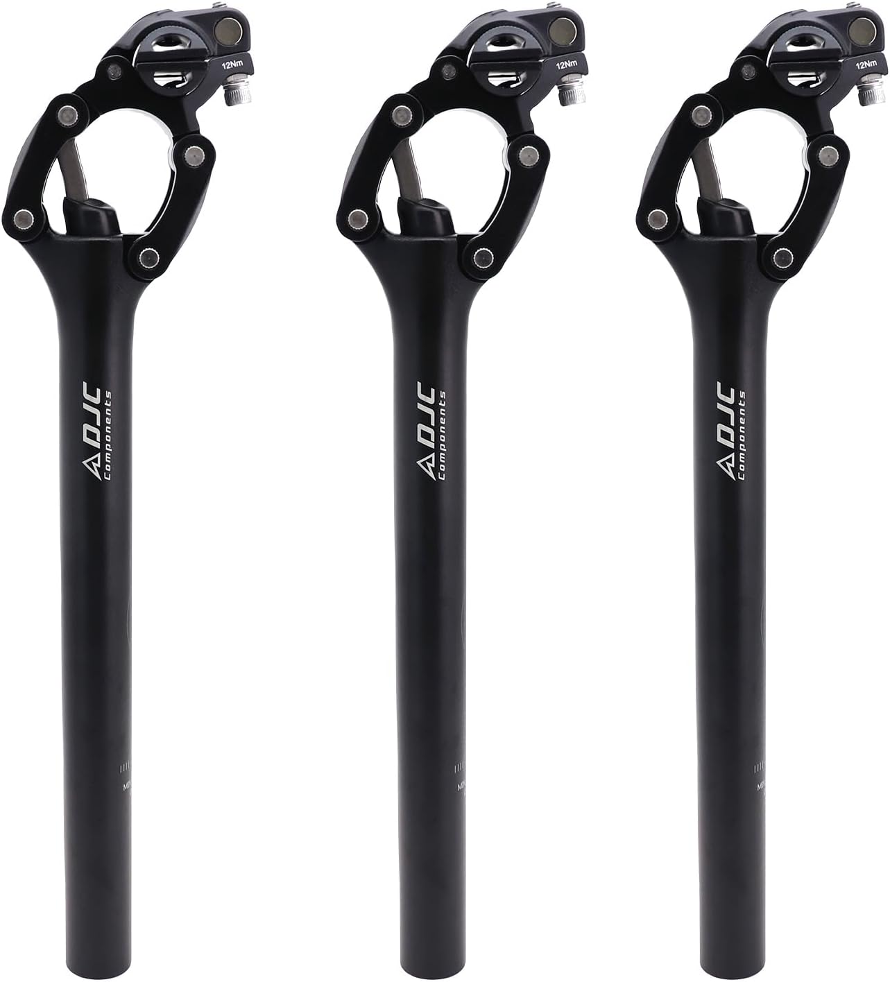 DJC Bike Suspension Seatpost Shock Absorber Seat Post Paralelogramo for MTB Mountain Road Bike Gravel 27.2mm 28.6mm 30mm 30.4mm 30.9mm 31.6mm 33.9mm X 350mm