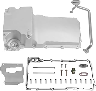 302-1 LS Oil Pan Kit Fits for LS1 LS6 LS2 LS3 LS6 LSX 4.8L 5.3L 5.7L 6.0L 6.2L Engines GM Muscle Classic Car Truck Aluminum Swap Retrofit Oil Pan Kit