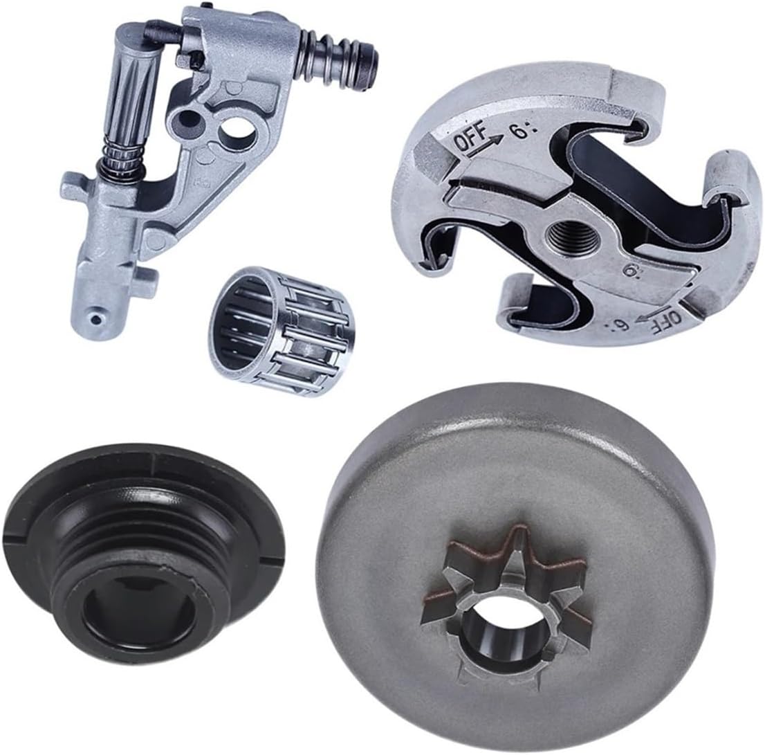 Sprocket Clutch Drum Oil Assembly Fit for 455 460 461 Chainsaw with Worm Gear Needle Bearing OEM 537291702 544180104