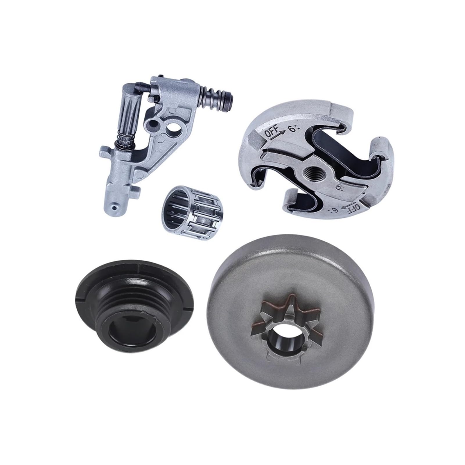 Embrayage de Tronçonneuse 455 - Kit Tambour et Roulement Haute Résistance en Acier OEM
