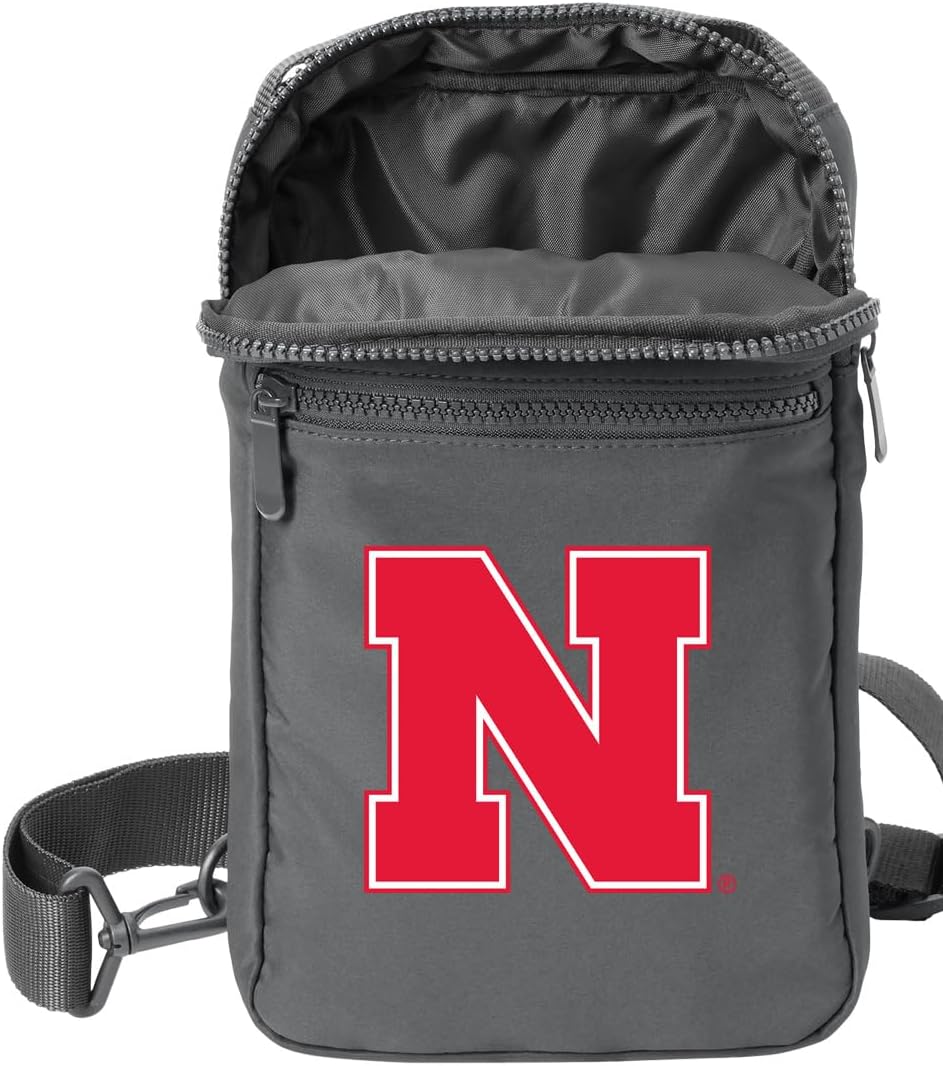 Broad Bay University of Nebraska Crossbody Bag - Versatile Travel, Sports, or Gameday Bag for Cornhusker Fans and Alumni, Men or Women