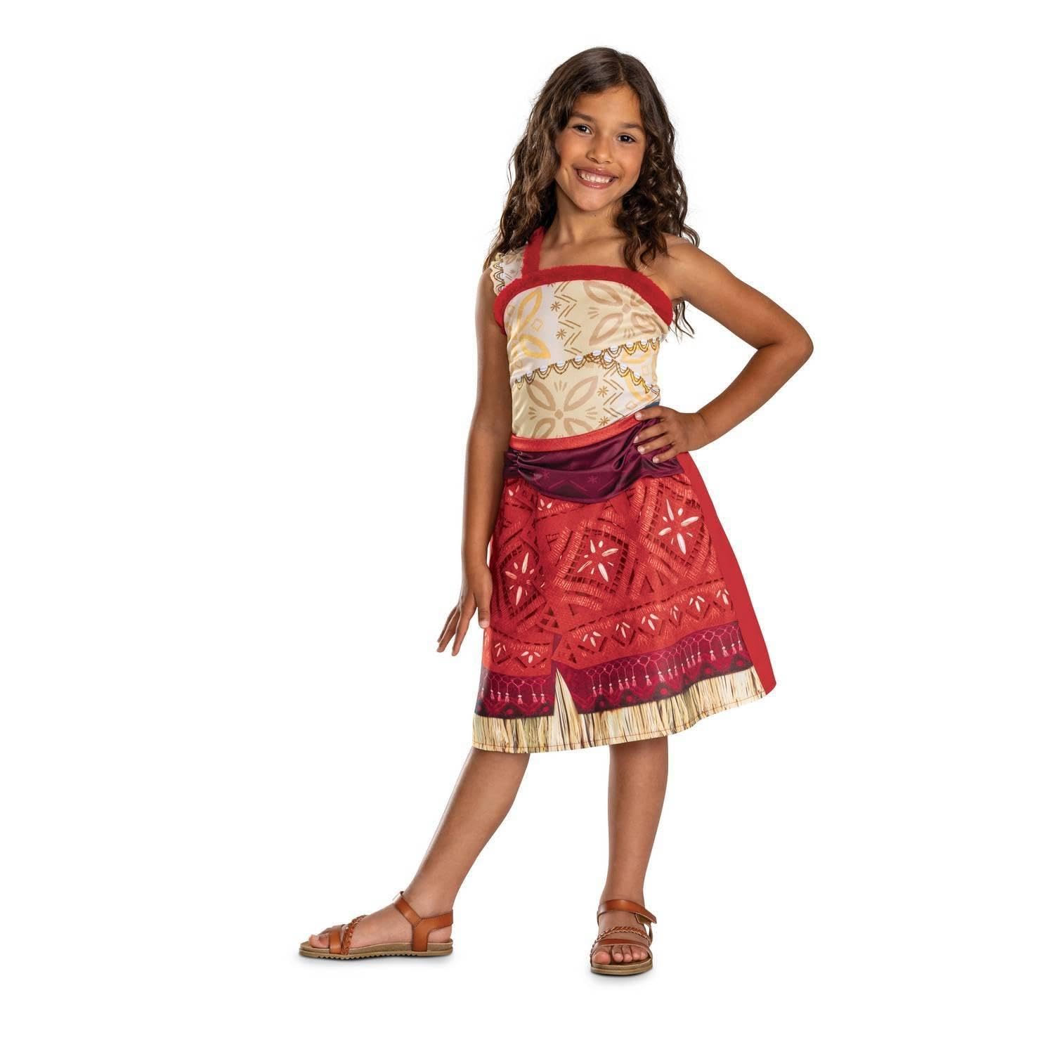 Disney Moana 2 Fancy Dress for Kids Officially Licensed Moana Costume, Intricate Printed Details, Inspired by Moana 2 Movie