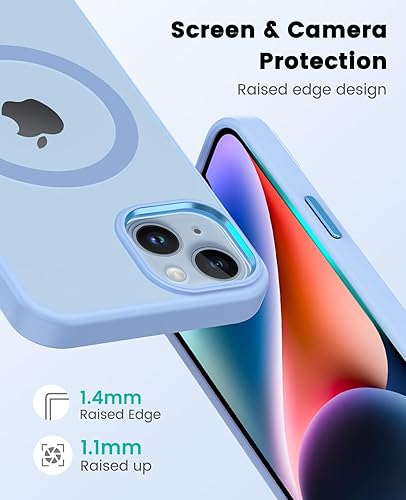 Miniatura 77 de Funda para iPhone 13 Pro Max compatible con MagSafe, funda magnética transparente para iPhone 13 Pro Max con funda protectora delgada a prueba