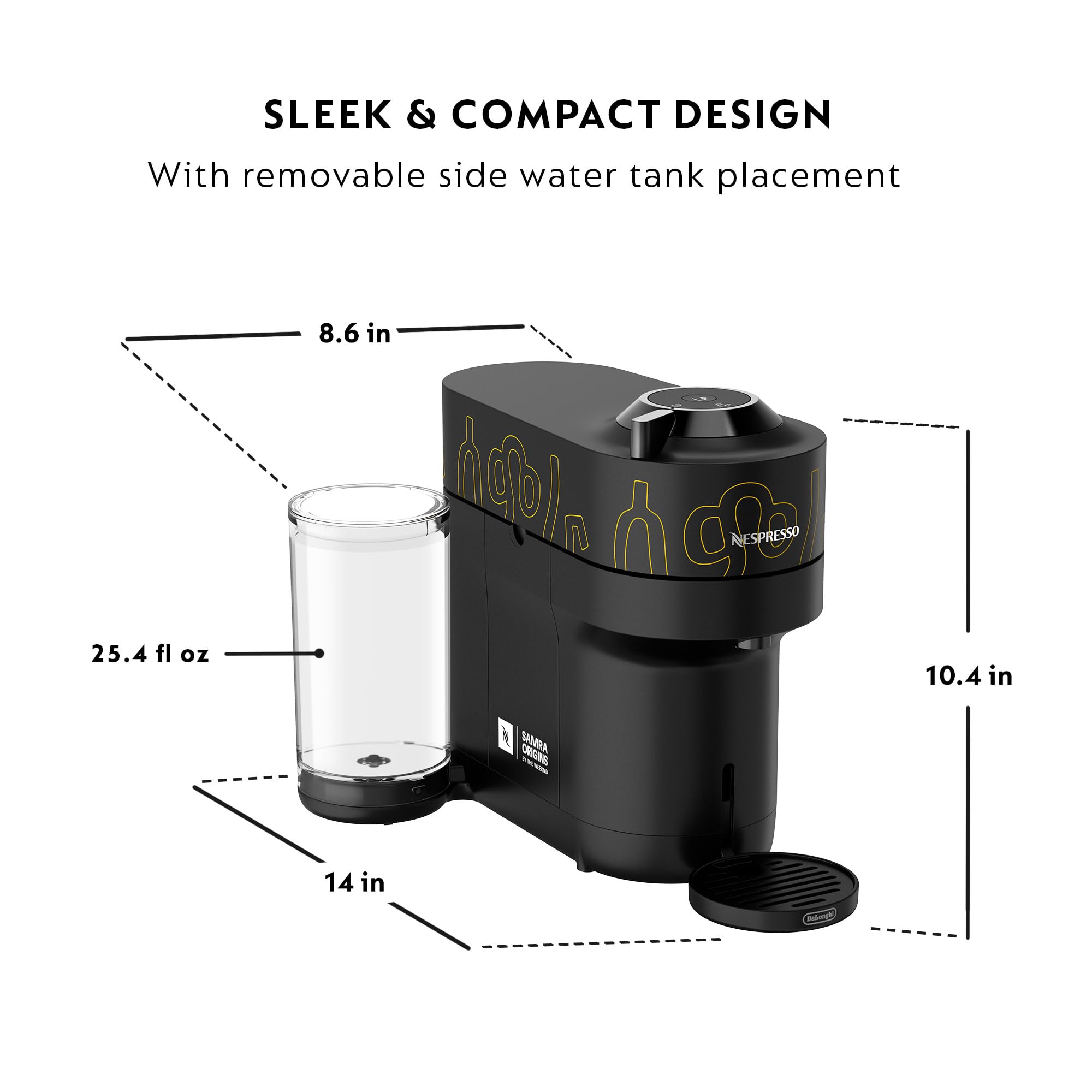 期間値下げ RomaRo Barista The First 3D D Amazon.com: Nespresso Vertuo Pop+ Coffee and Espresso Maker by De