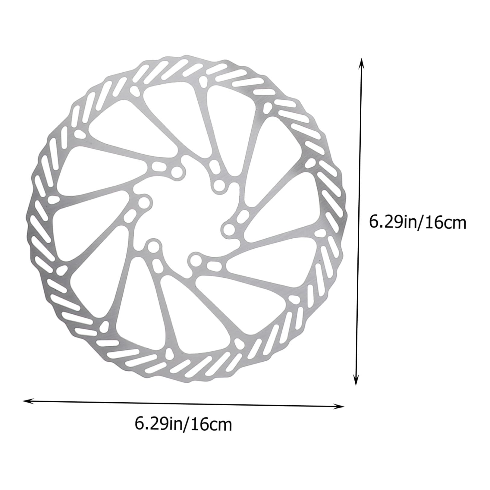 TOPBATHY Frenos de Disco para Bicicleta con Diseño Esqueleto Ligero y Resistente Rotores CNC Alta Resistencia para Disipación Térmica Compatibles con Bicicletas de Montaña y Carretera
