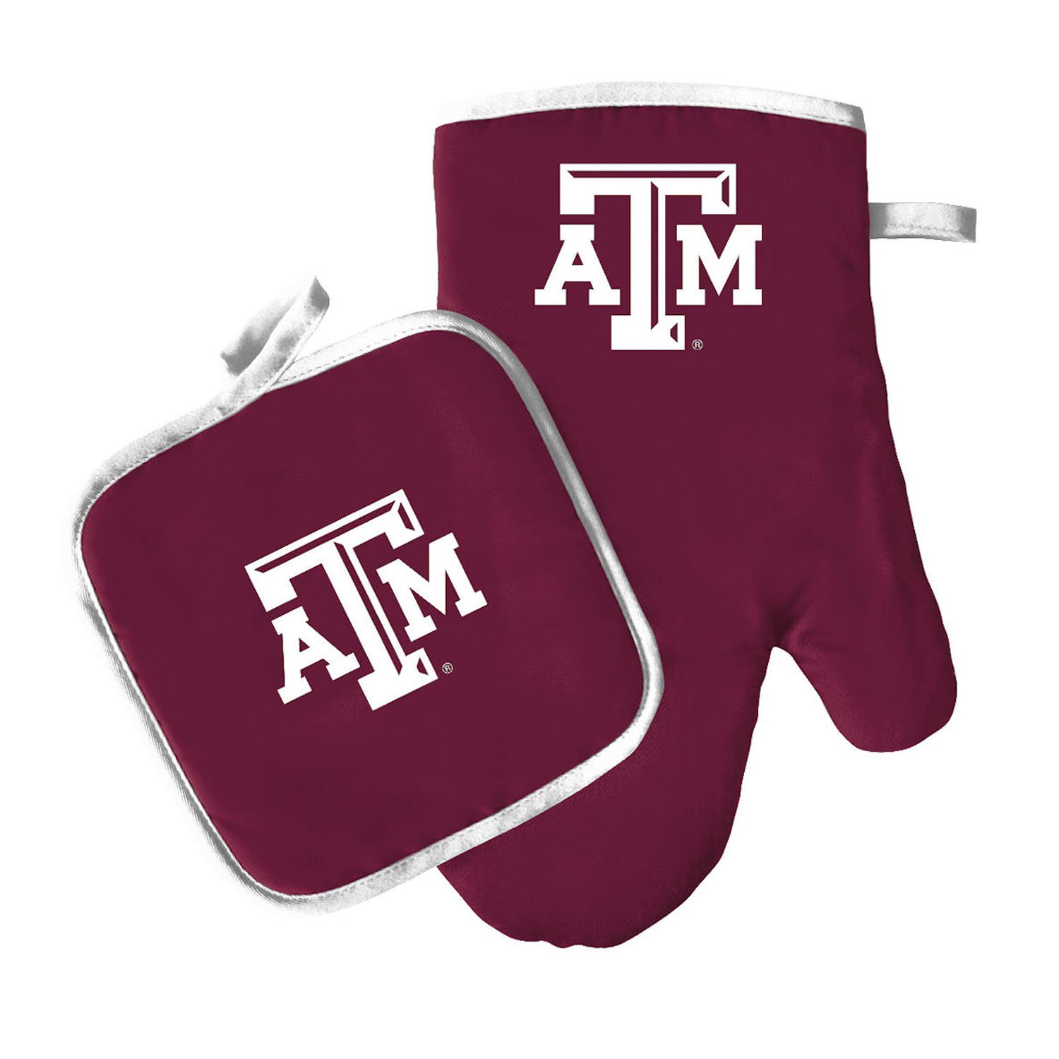 Texas A&M Aggies Oven MITT/Pot Holder Set Maroon