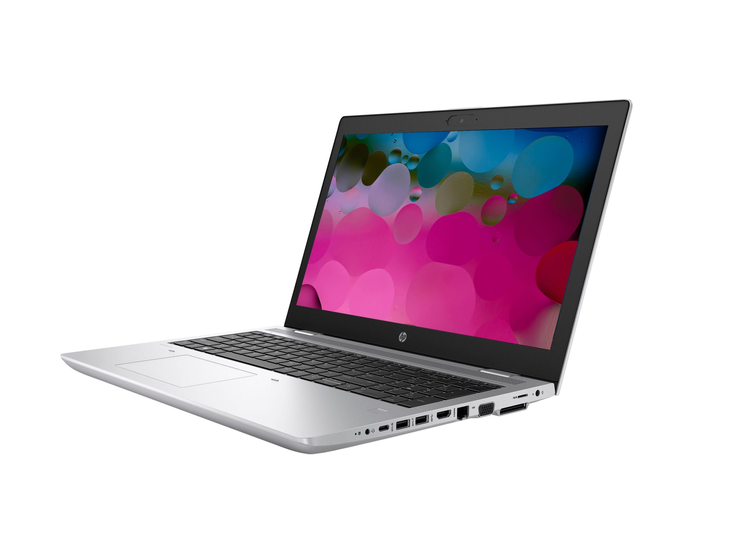 HP ProBook 650 G5 Portátil empresarial, portátil de 15,6 Pulgadas con Pantalla FHD, Intel Core i5-8265U, 8 GB de RAM, SSD de 256 GB, Teclado QWERTY japonés, Windows 11 Pro (reacondicionado)