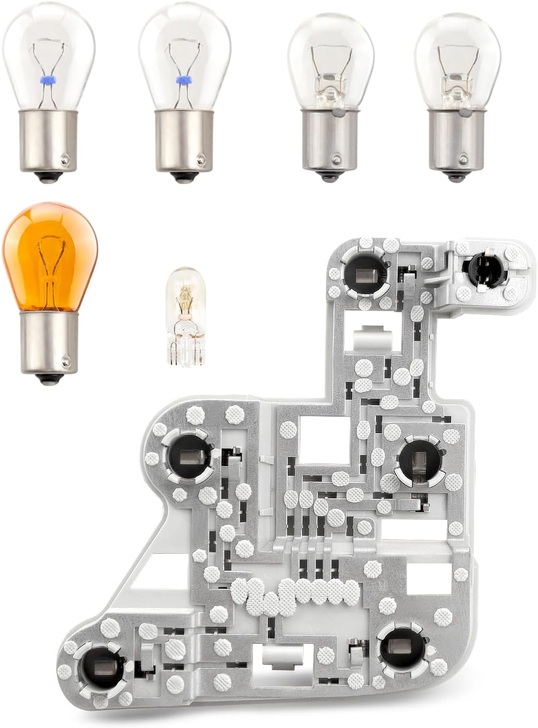 Rear Left Driver Side Tail Light Lamp Bulb Socket Holder Fir for Mercedes Benz W204 C-Class C250 C300 C350 C63 AMG 2008-2012 2014-2015, Replace 204-820-15-00 2048201500