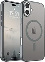 Vista 300 de SUPFINE - Funda magnética para iPhone 13 Pro Max (compatible con MagSafe), (protección contra caídas de grado militar de 10 pies), delgada, Negro