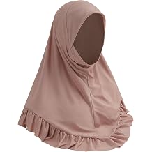 Women Muslim Hijab Scarf Floral Lace Head Scarf Girls Islamic Arab Head Wrap Shawls