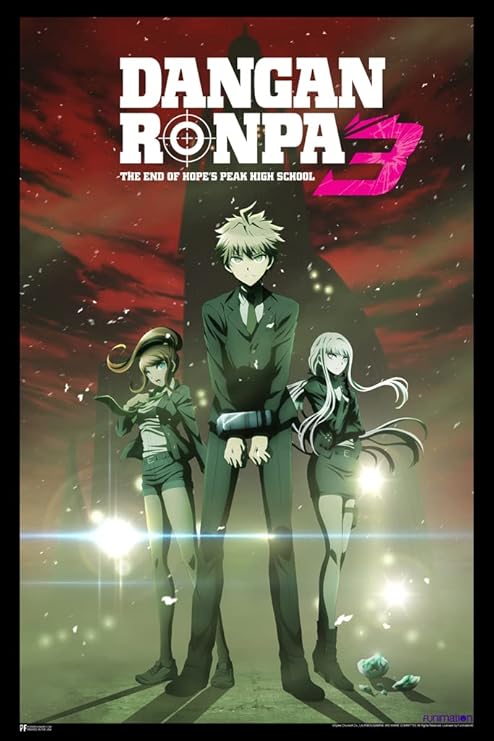 amazon com danganronpa 3 key art video game gamer gaming danganronpa manga anime posters danganronpa merch dangan ronpa anime room decor merchandise school trilogy cool wall decor art print poster 12x18 posters