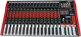 Mesa de Som 16 Canais Interface Soundvoice Mr162 Rubi C/bluetooth +efeitos