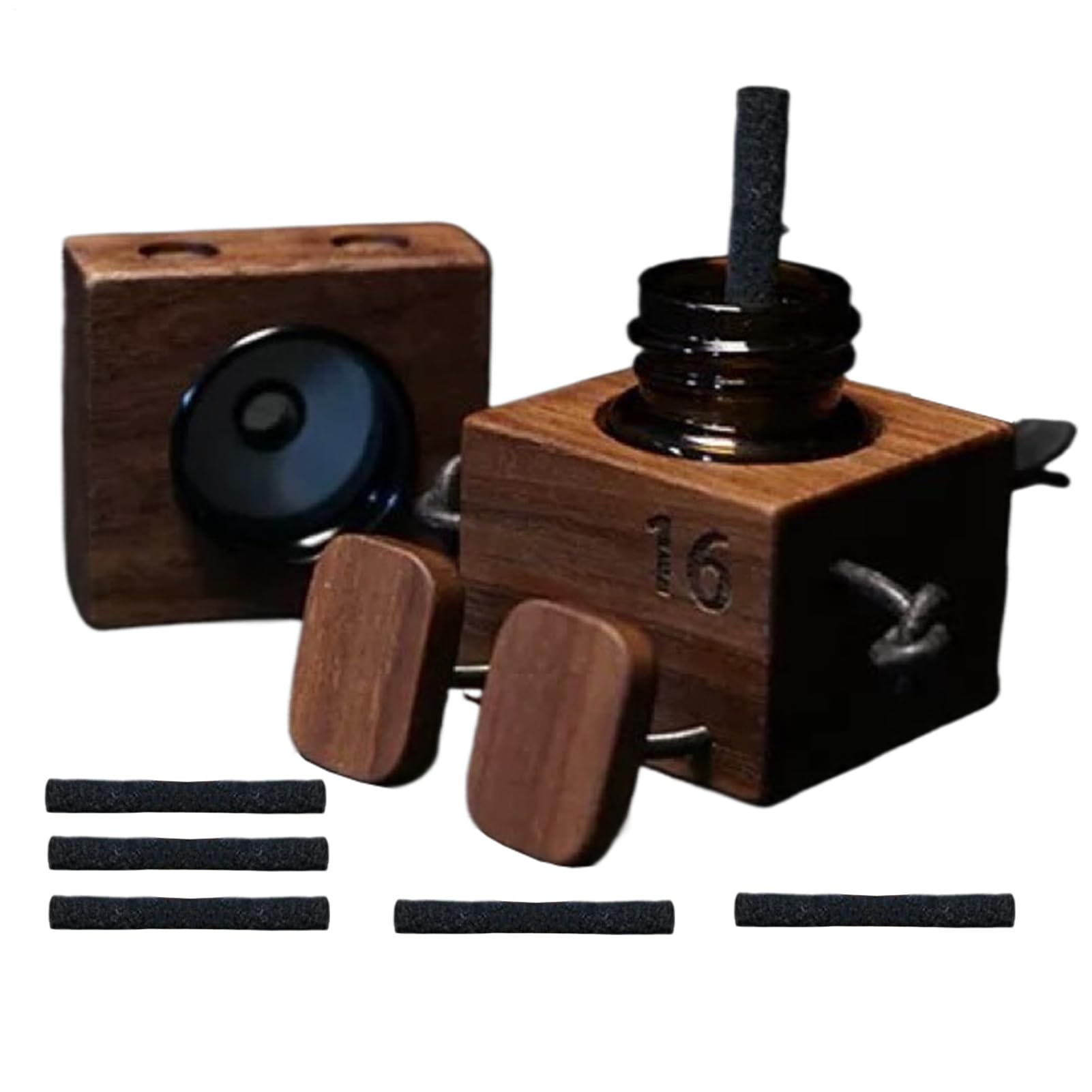 Schüttelnde Holzfigur - Lustige Auto-Deko Mit Wackelnden Beinen