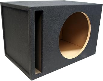 American Sound Connection Single 18" Subwoofer 1" MDF Universal Fit Vented Port Sub Box Speaker Enclosure