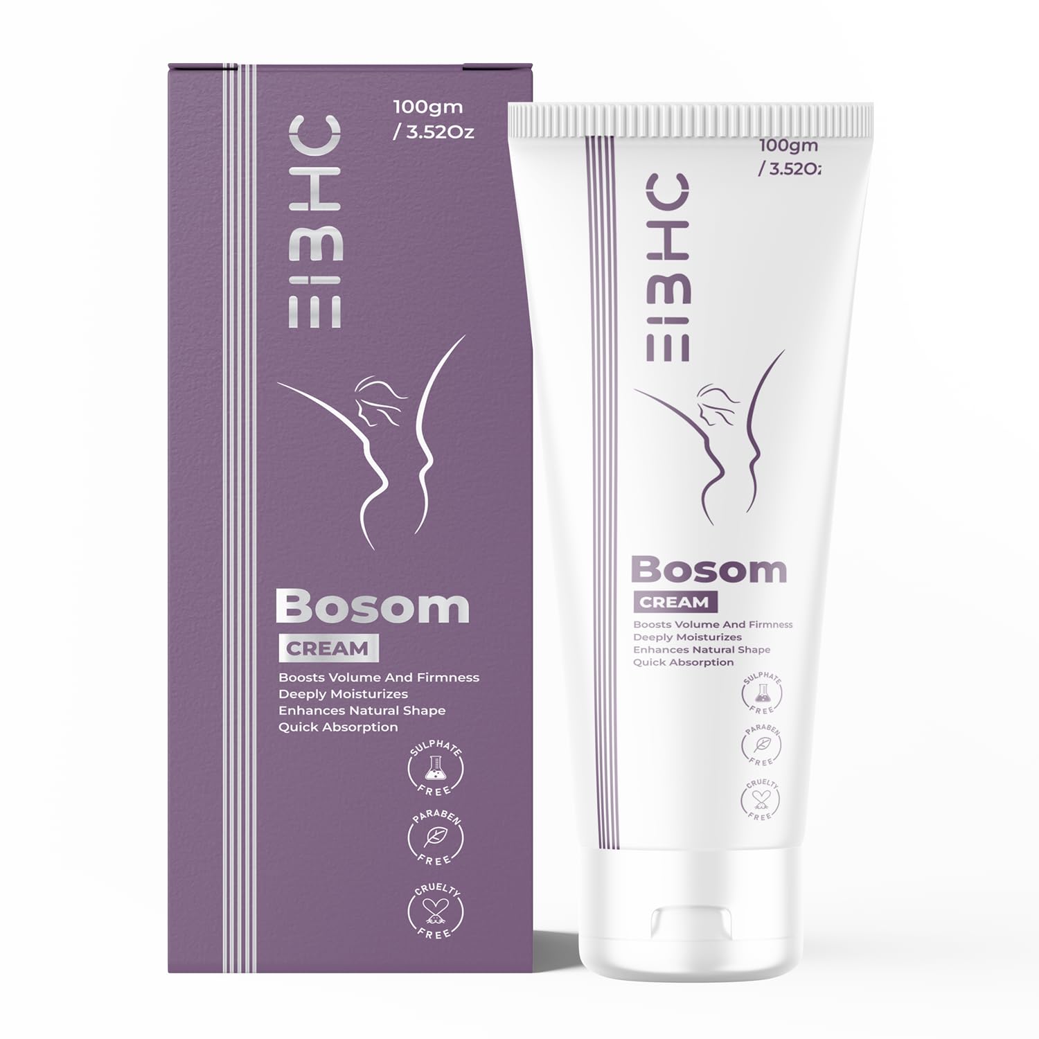 EIBHC Bosom Cream | With Jojoba Oil & Lift Oléoactif | Deep Nourishing & Firming Cream for Skin Elasticity | All Skin Type...