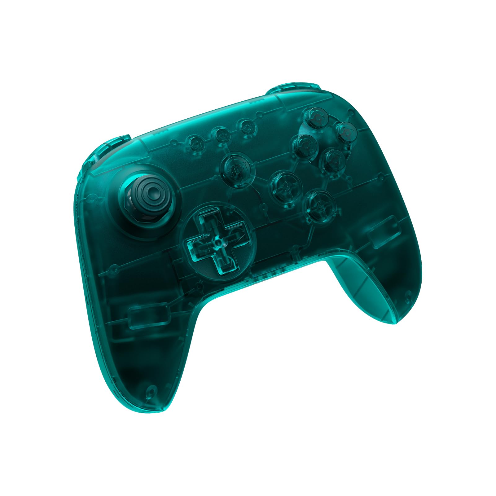 8Bitdo 64 Bluetooth Controller for Analogue 3D, Ice | Switch/Switch 2, Windows and Android Support, Wired USB, D-Input/S-Input Modes, Hall Effect Joystick, Vibration