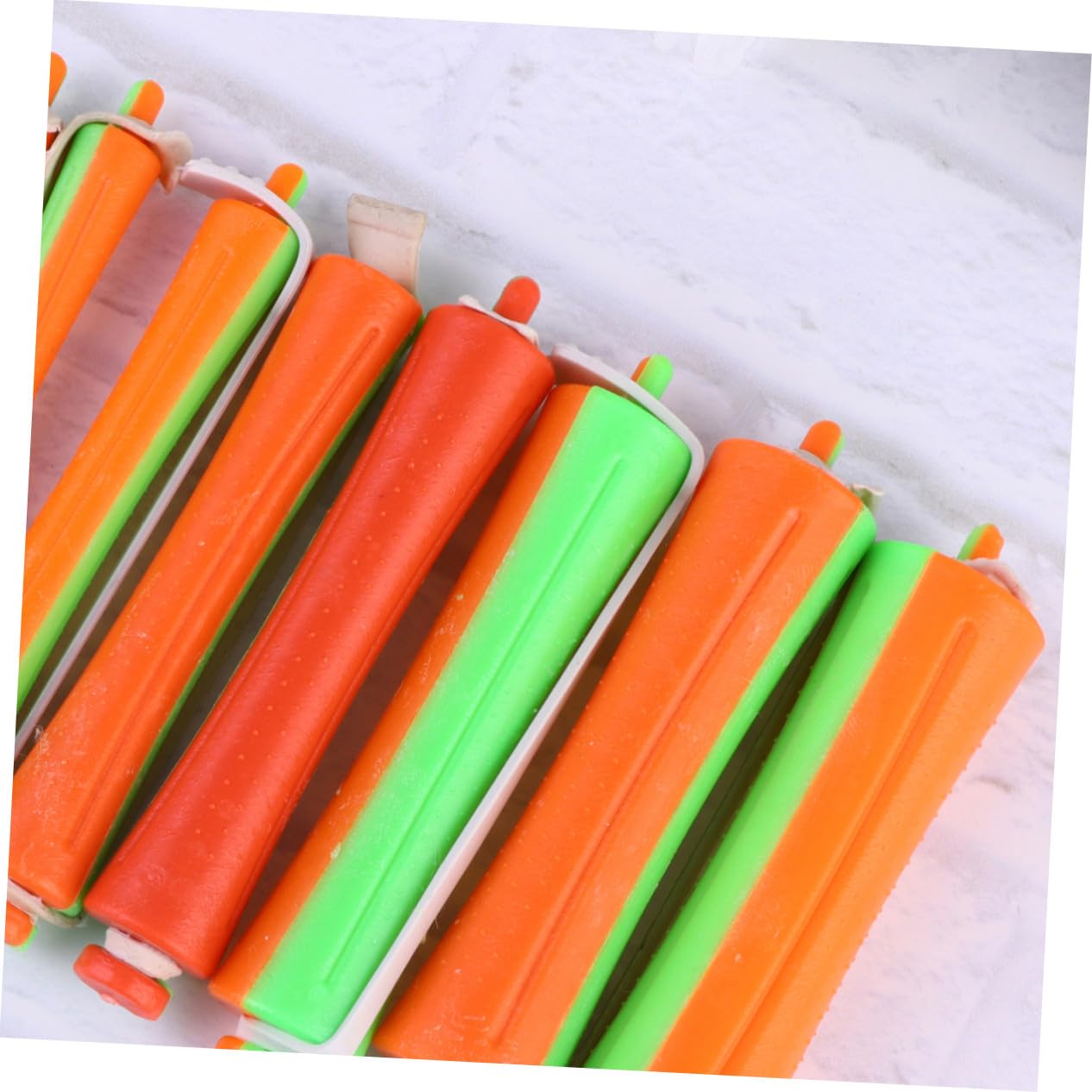 Anneome 80 Stück Kunststoff Dauerwellwickler mit Gummiband Multifunktionale Lockenstäbe für Einfache Handhabung und Selbstgemacht Haarstyling zu Hause Zufällige Farbe