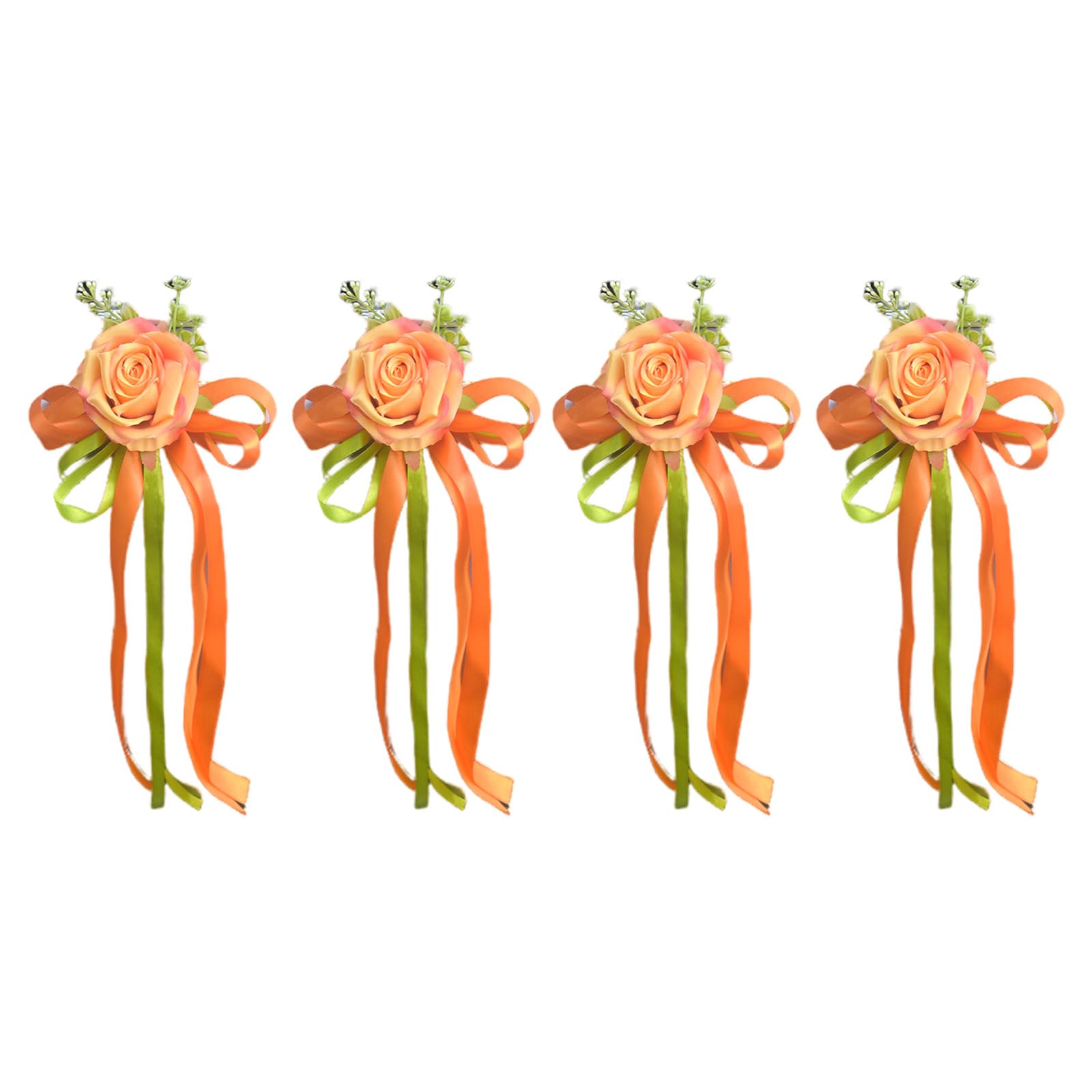 Msioytog Old Wedding Car Flower Set of 4 Permanent Faux Inflorescences Reception Party Decoration Intonation Wedding Accessories