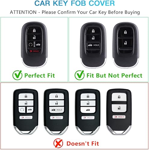 Miniatura 2 de 1797 Funda para llavero para Honda Civic Accord 2022 2023, funda para llave de automóvil, accesorios de TPU plateado