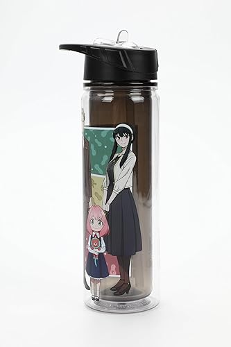 Miniatura 3 de Spy x Family Characters - Botella de agua de plástico de 16 onzas