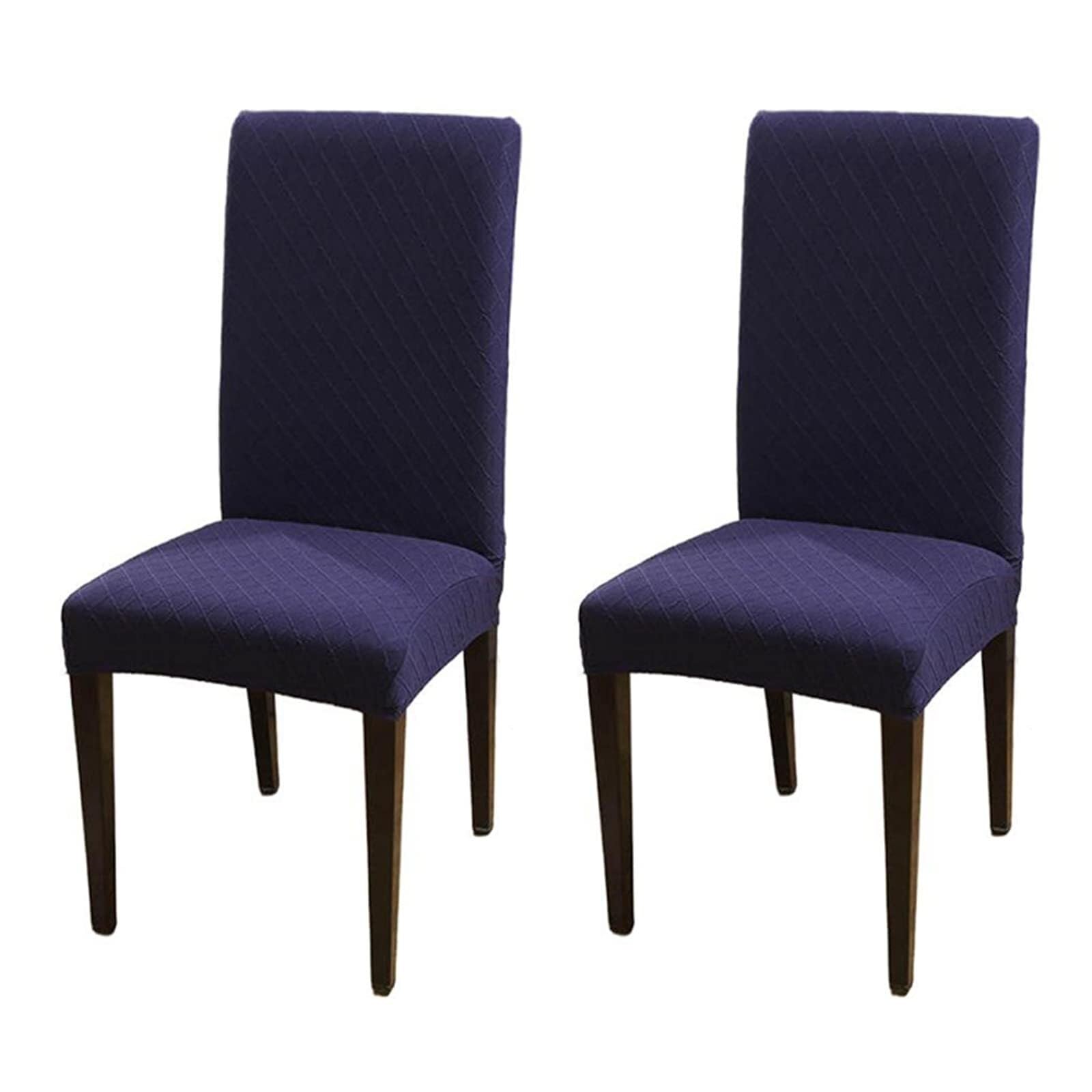 NMVAWIPT Stretch Parsons Dining Chair Covers, Removable Washable Elastic Slipcovers, For Restaurant, Hotel, Ceremony(#8,2pcs)