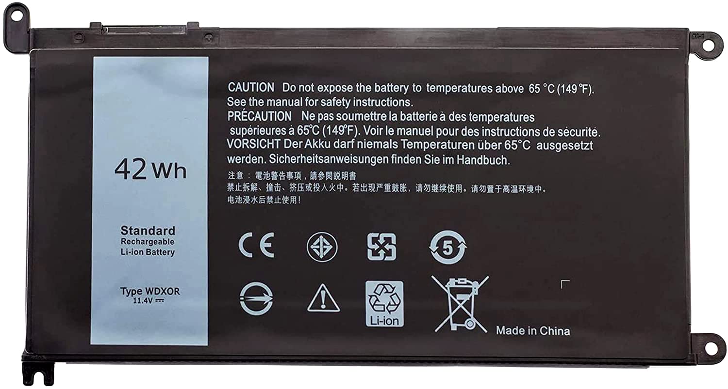 WDX0R WDXOR Akku, Ersatz Für Dell Inspiron 13 5368 5378 5379 7368 7378 15 5565 5567 5568 5570 5575 5578 5579 7560 7569 7570 Vostro 3580 3581 3584 5468 5471 5568
